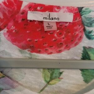 Milano Red and Green Strawberry Top